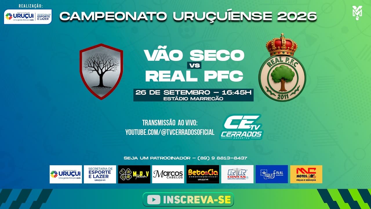 Vão Seco 🆚 Real PFC