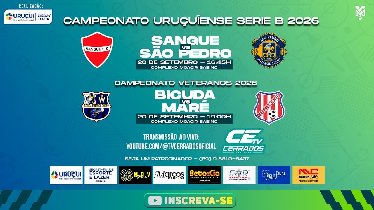 SANGUE 🆚 SÃO PEDRO | BICUDA 🆚 MARÉ
